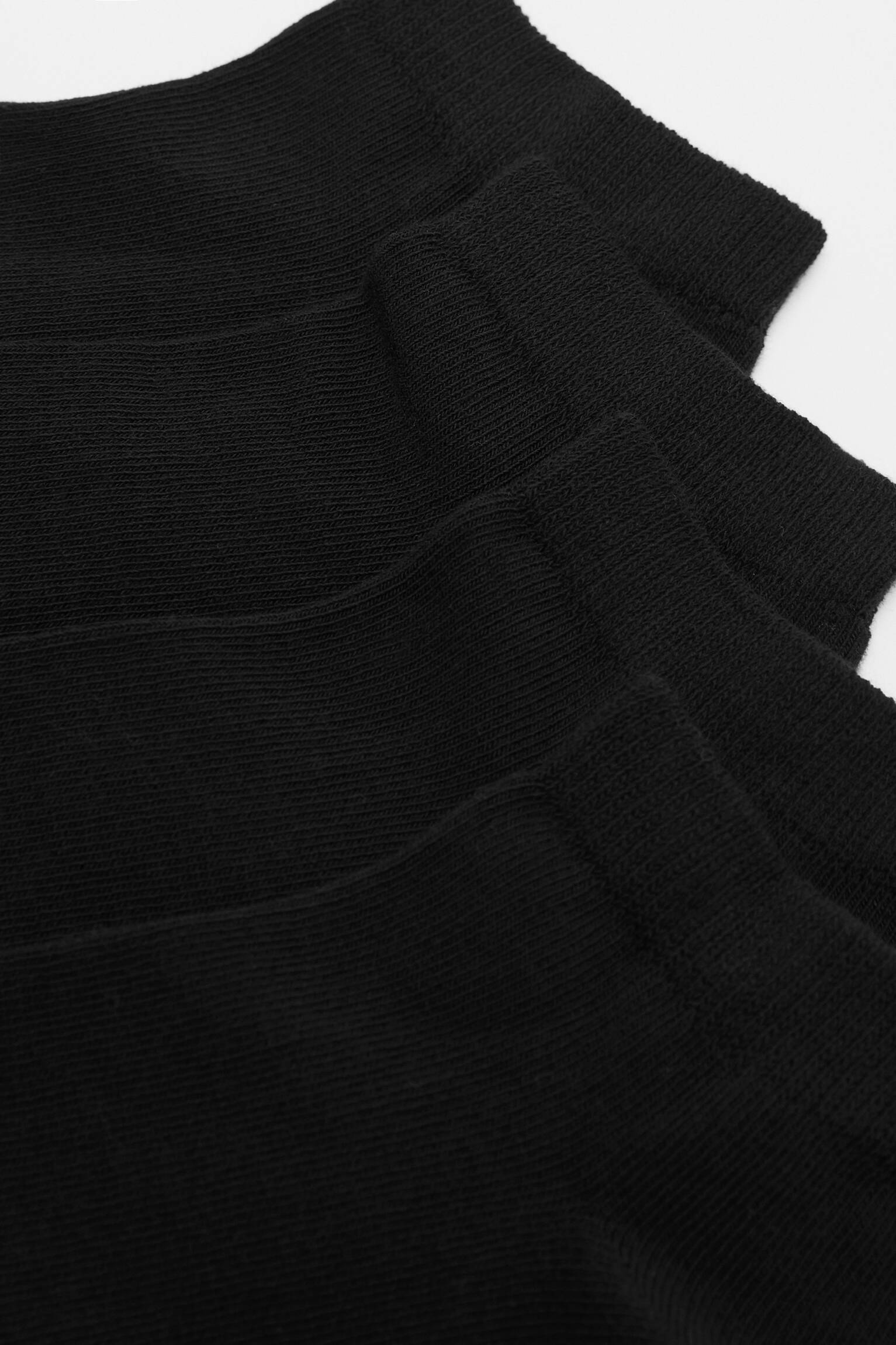 Pacote com 4 pares de meias - pretas
