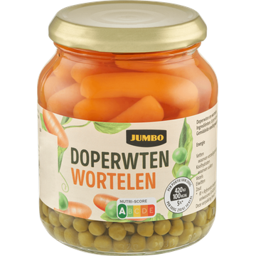 Jumbo Doperwten Wortelen 340 g