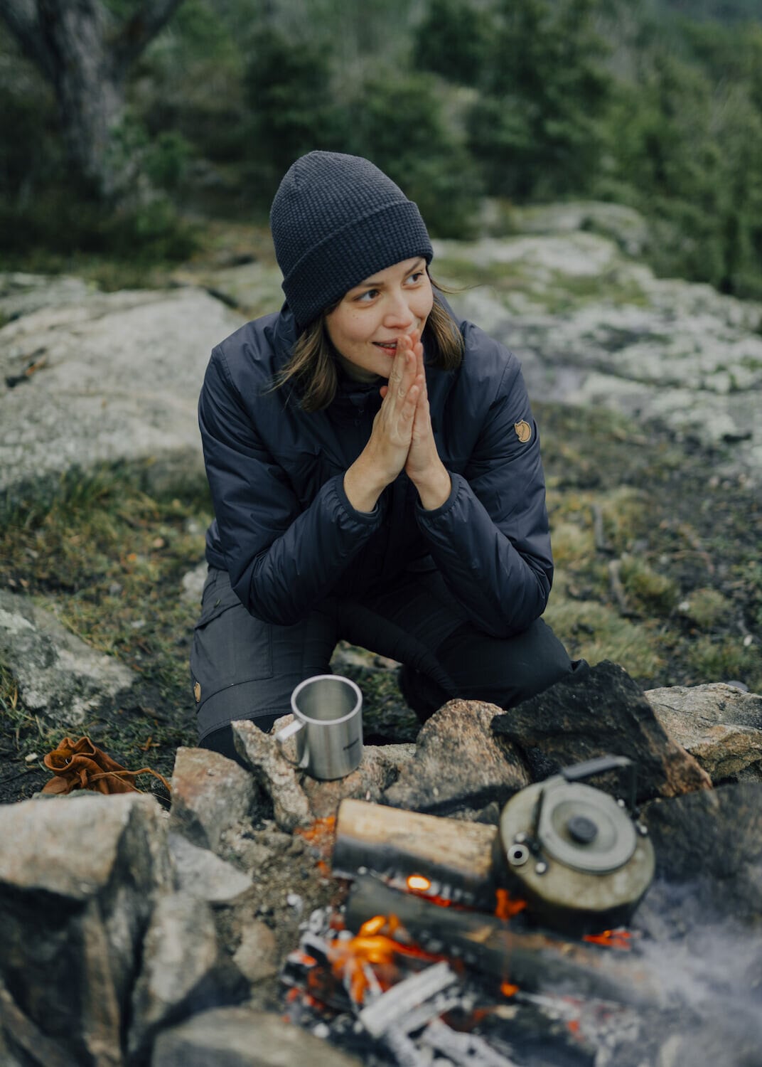 Fjällräven Keb Wool Padded Jacket, Dame<br>Varm lett jakke til fjellvandring