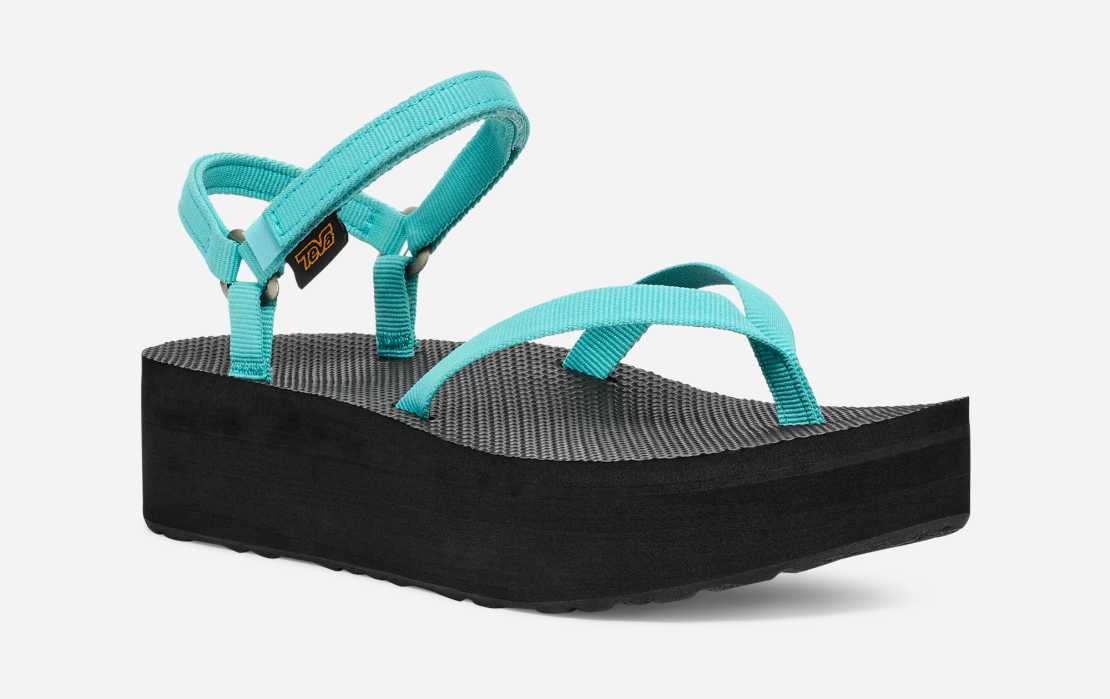 Dames Flatform Slim Sandal