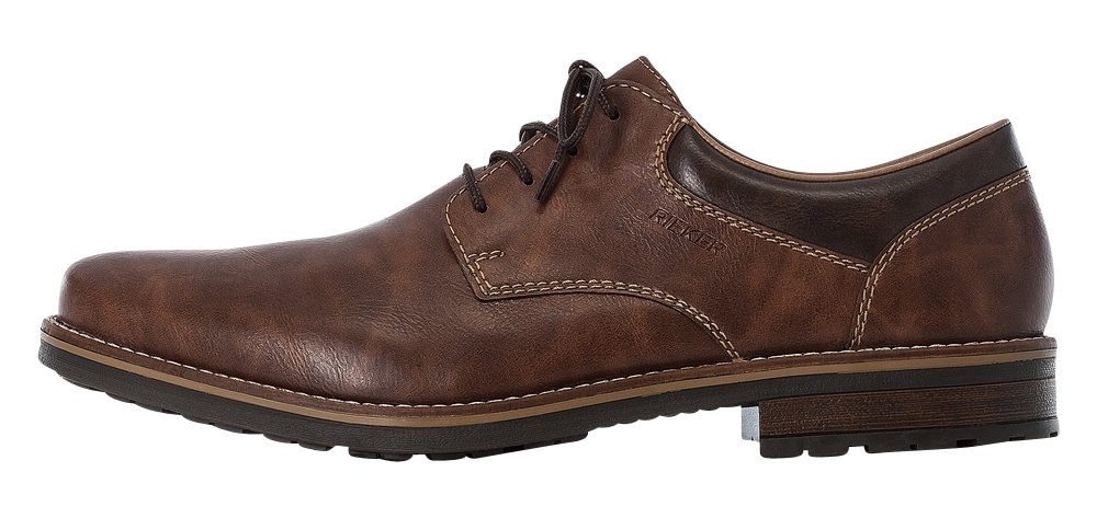 Rieker Schnürschuh  mit gepolsterter Innensohle, Freizeitschuh, Halbschuh, Schnürschuh