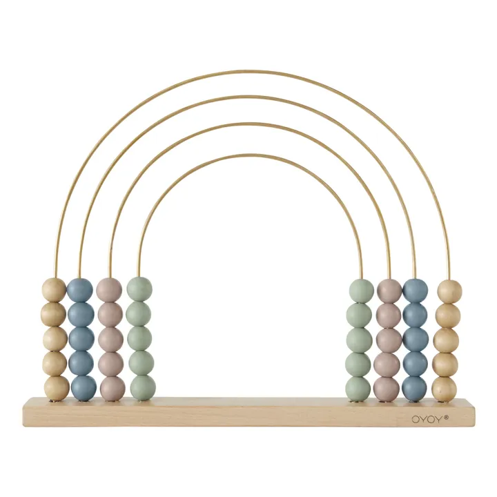 Oyoy Mini Boulier Arc-en-ciel en bois