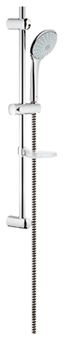Grohe Euphoria glijstangset m. handdouche Mono 90cm chroom
