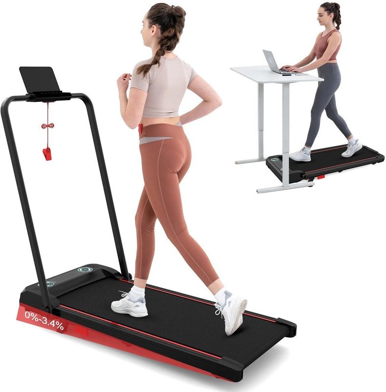 Citysport Loopband 1-10km/u – Walking Pad – Loopband Inklapbaar – Wandelband – Met Hellingfunctie – Incl. Tablethouder en Afstandsbediening - 120kg Draagvermogen