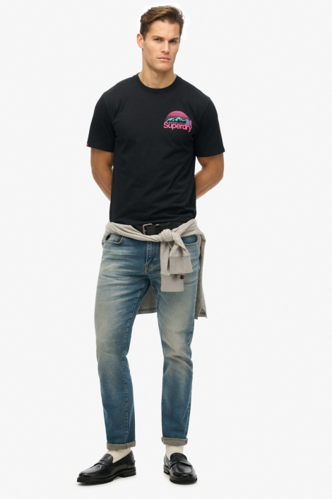 Superdry zwarte heren t-shirt