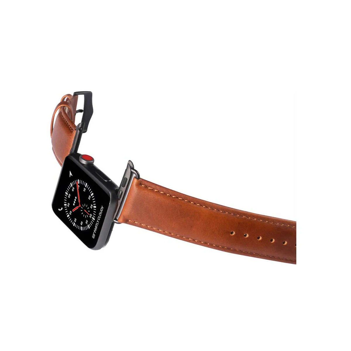Buffalo skinnreim til Apple Watch 42/44/45mm (tan)