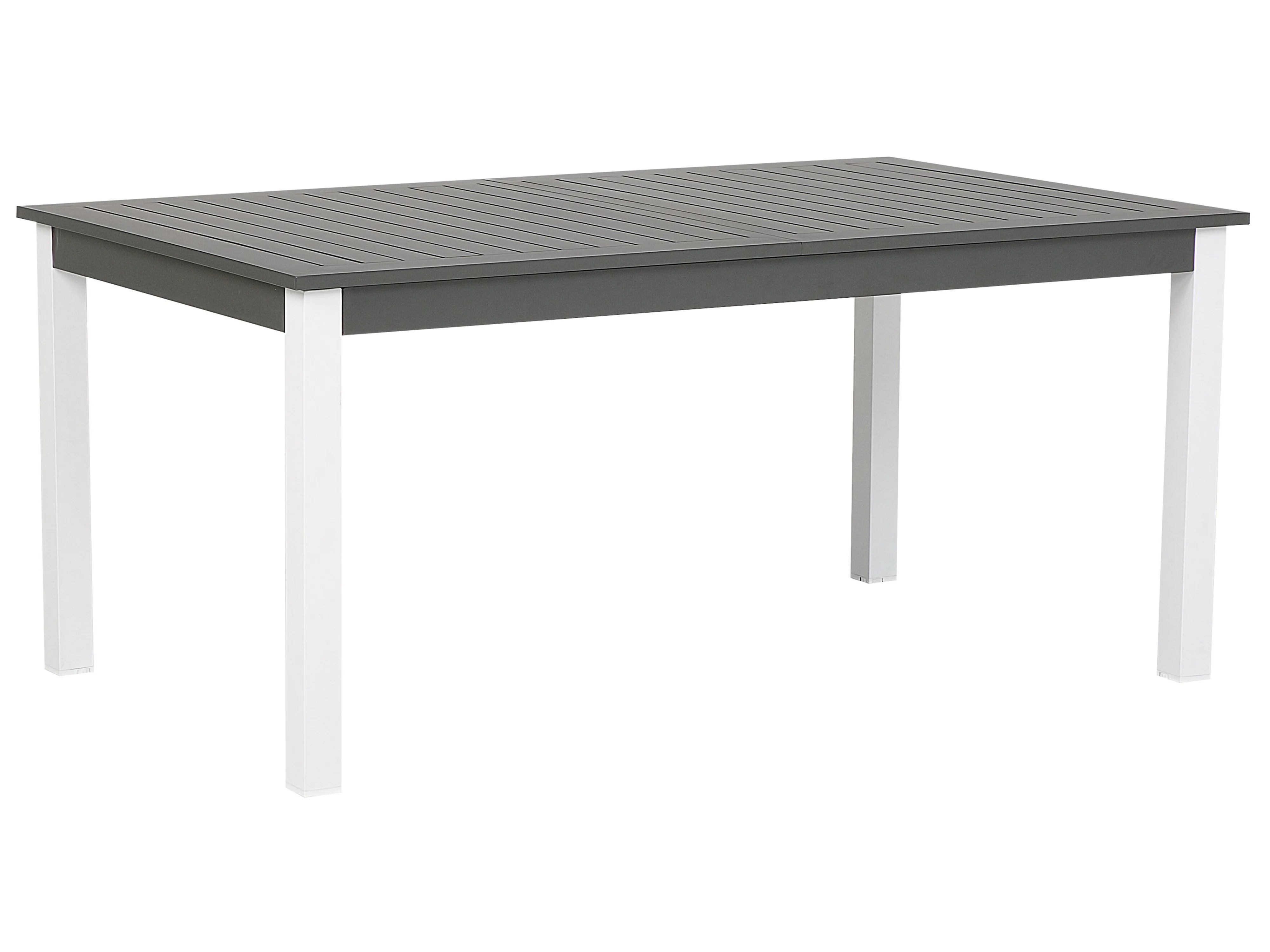 Uitschuifbare tuintafel PANCOLE 168/248 cm 100 cm Metaal Grijs