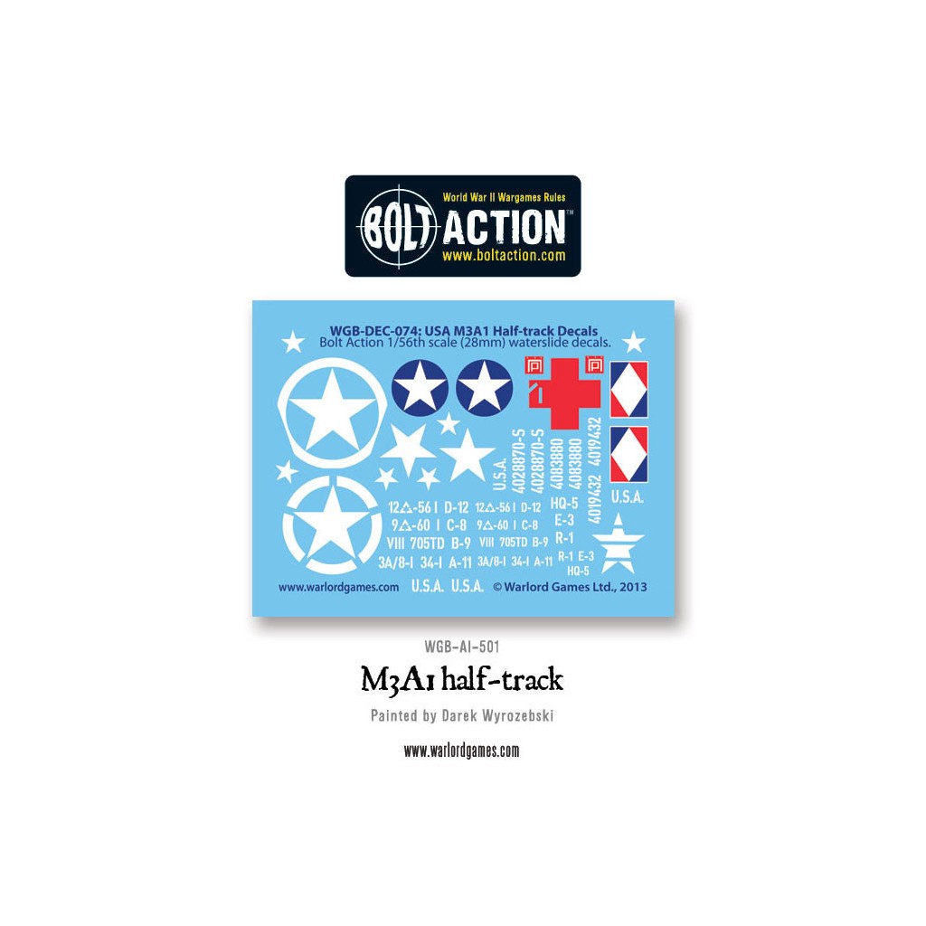 Bolt Action - US M3A1 Halftrack (Plastic Box)