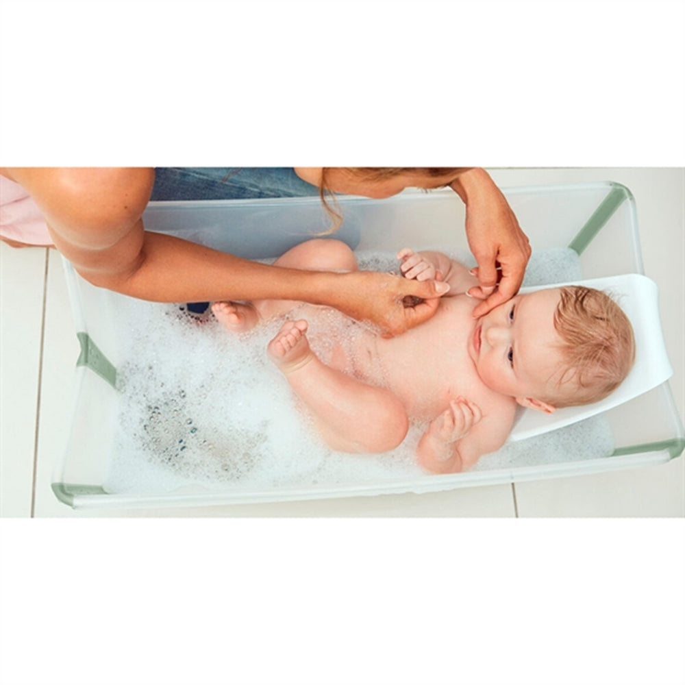 Flexi Bath® Babybadekar m. Newborn Support Transparent Green
