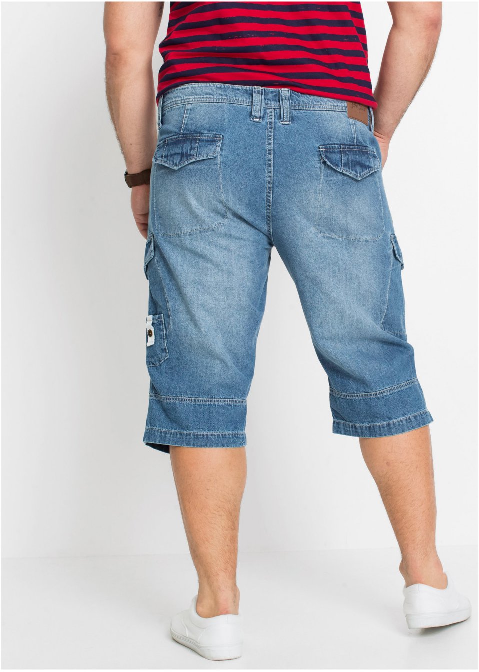 Bermuda long en jean Loose Fit
