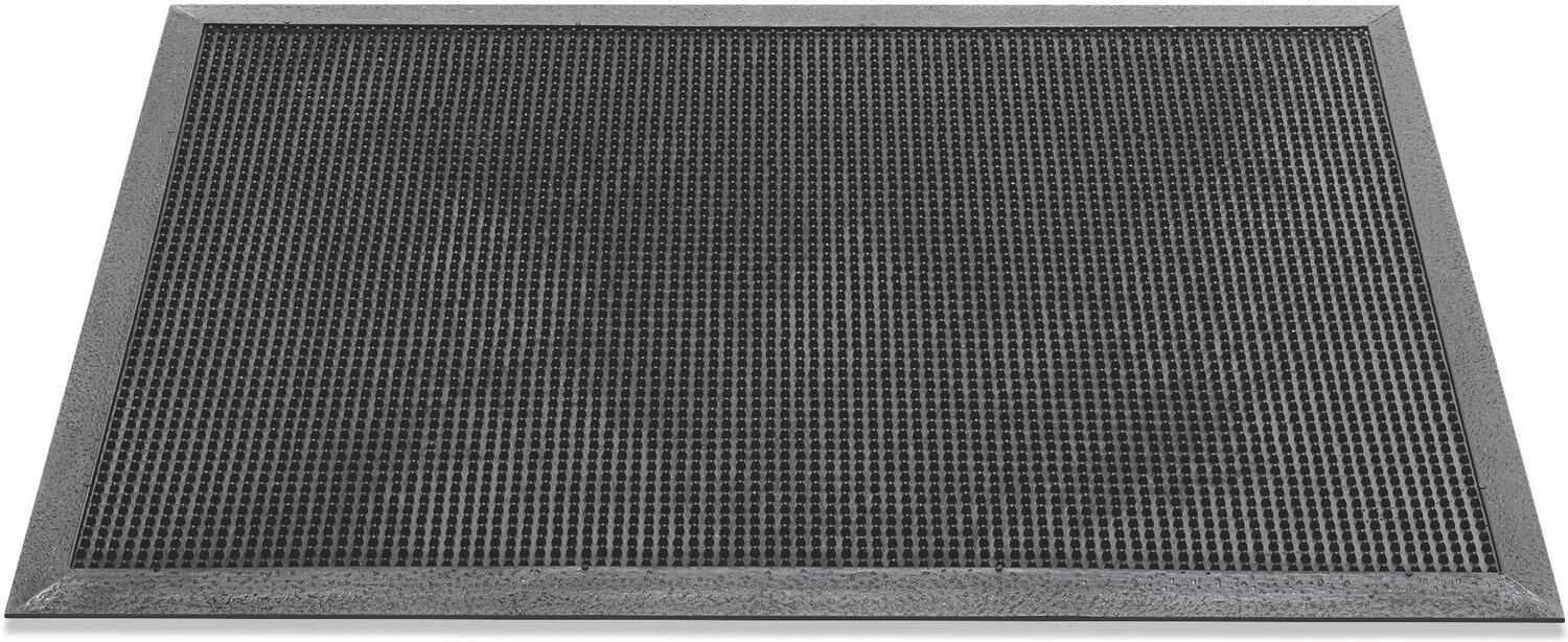 Hamat deurmat Fingertip zwart 70 x 46 x 1,5 cm