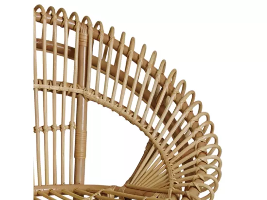 Fauteuil soleil en rotin