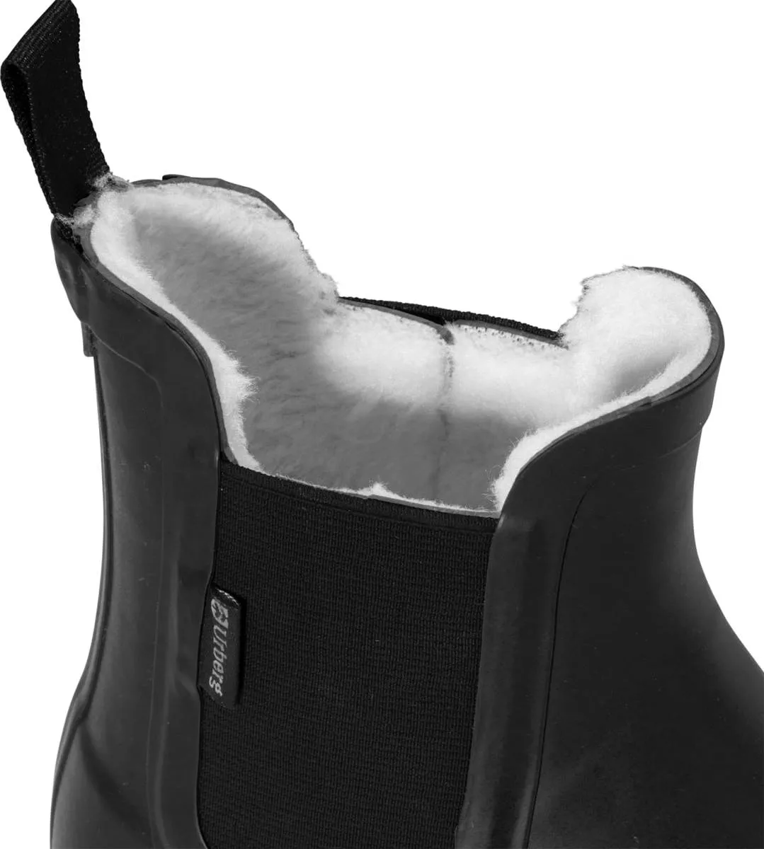 Urberg Womens Malme Rubber Fleece Boots Black Beauty