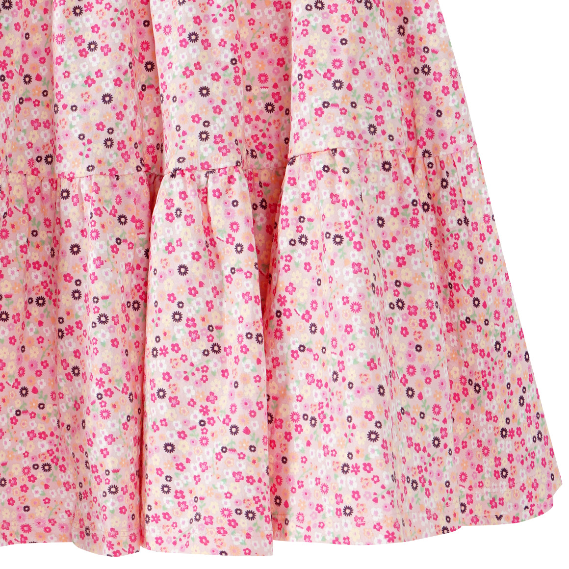 Topolino Mädchen Kleid im Millefleur-Dessin rosa