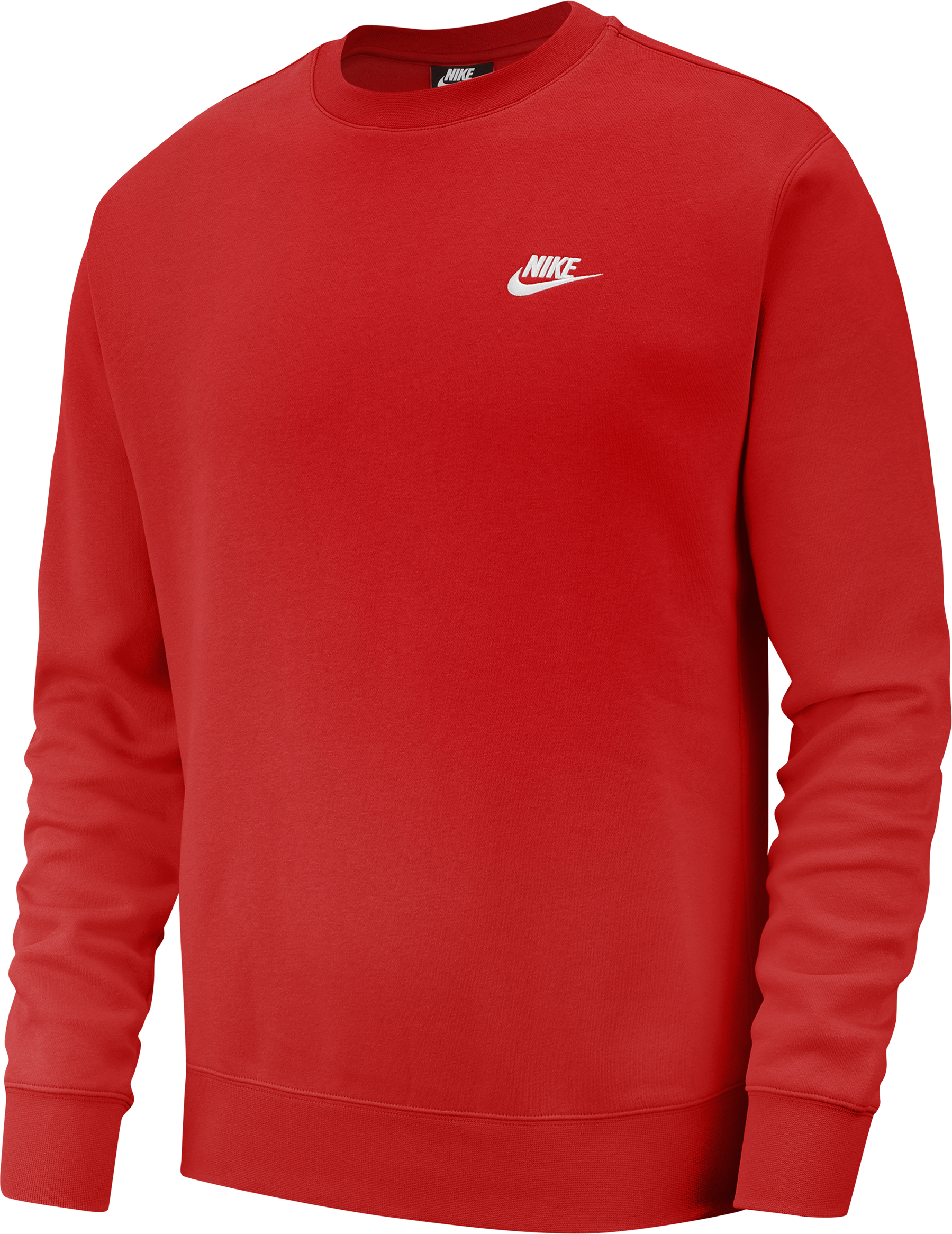 Nike Club Crew Sweatshirt Rot Weiss F657