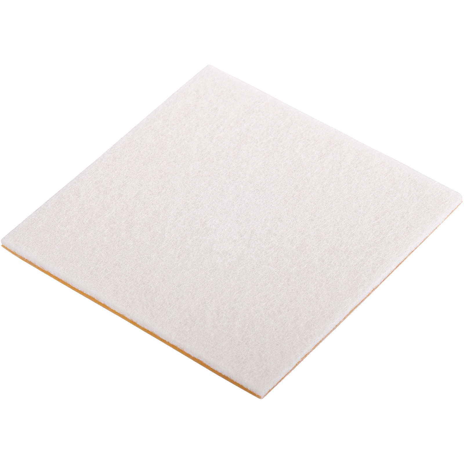 Filzzuschnitt weiss klebend 10 x 10 cm 1 Stück