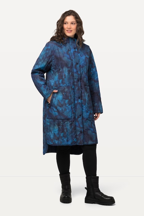 Leichte, gesteppte Funktionsjacke, wasserabweisend, 2-Wege-Zipper