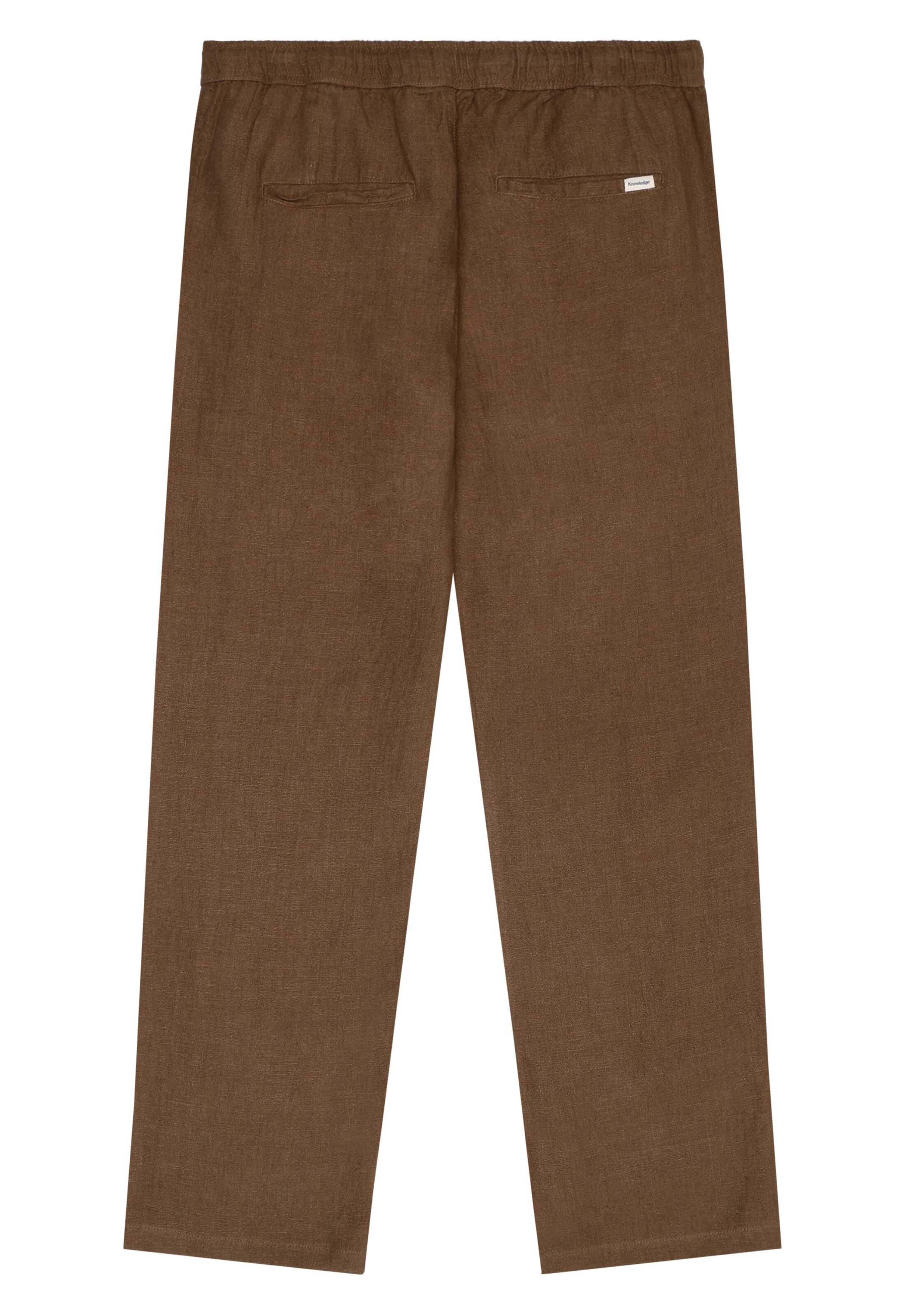 Knowledge Cotton Apparel Leinenhose Fig Loose Linen Pants Tuffet