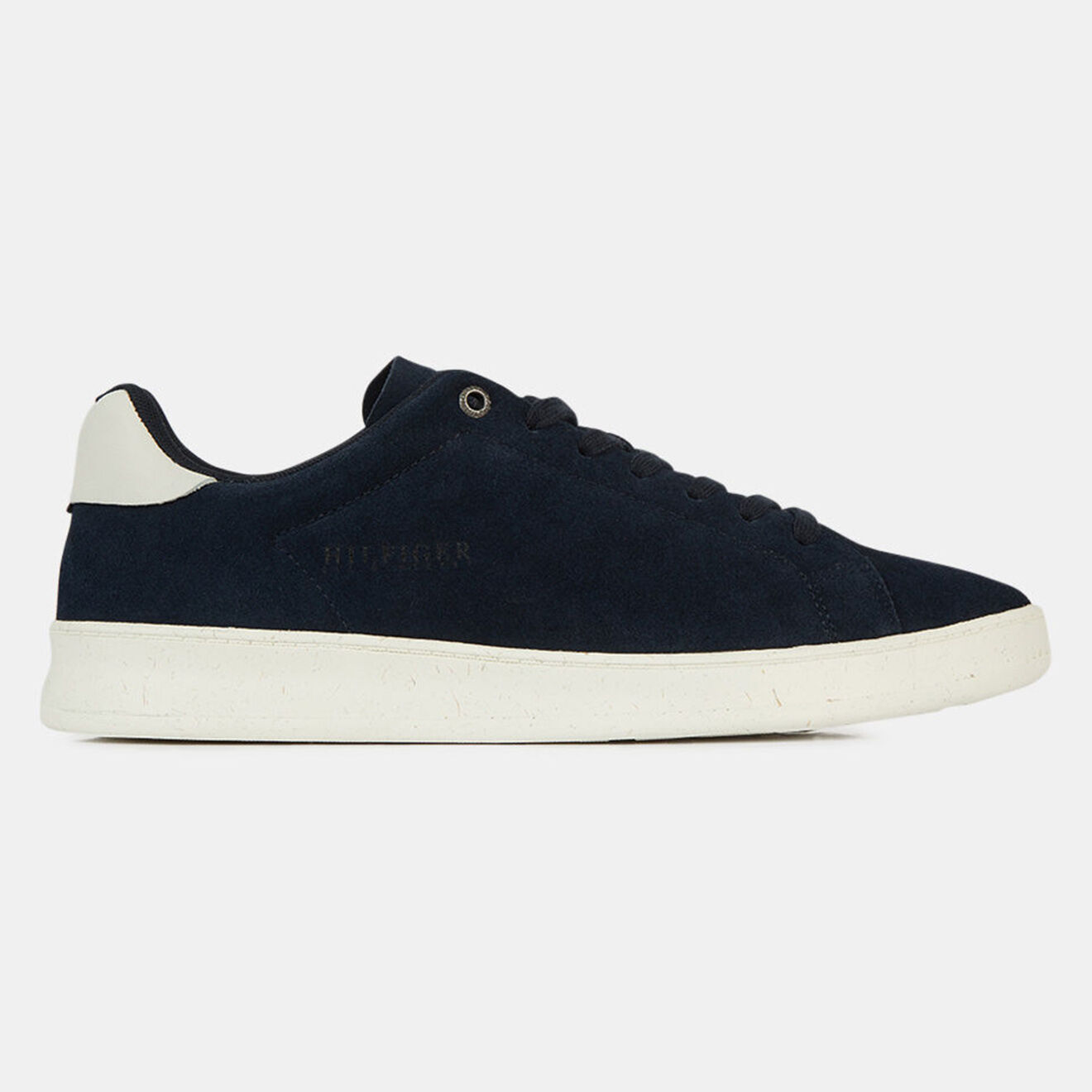 Tommy Hilfiger Baskets en Velours de Cuir J3 Cupsole Ecor bleu marine