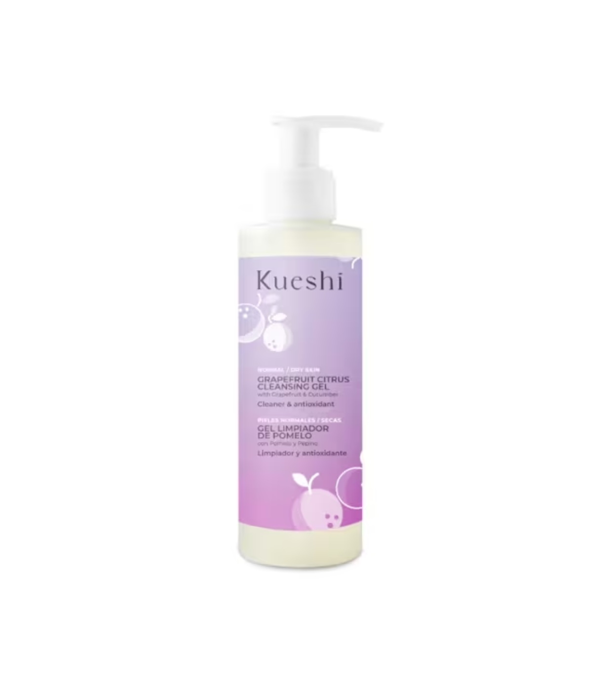 Kueshi - Gel de limpeza facial Grapefruit Citrus