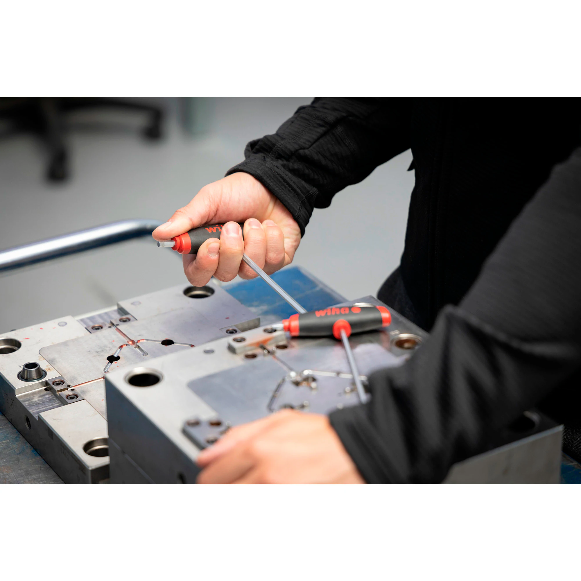 Wiha Schraubendreher Stiftschlüssel-Set Hex, mit Quergriff ComfortGrip