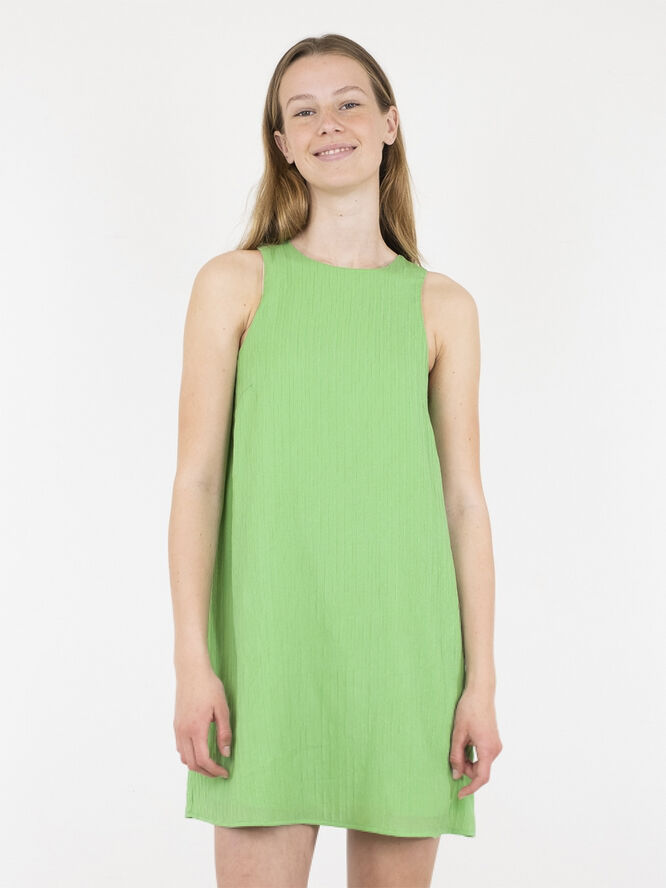 Neo Noir Frederikke Solid Dress Grøn