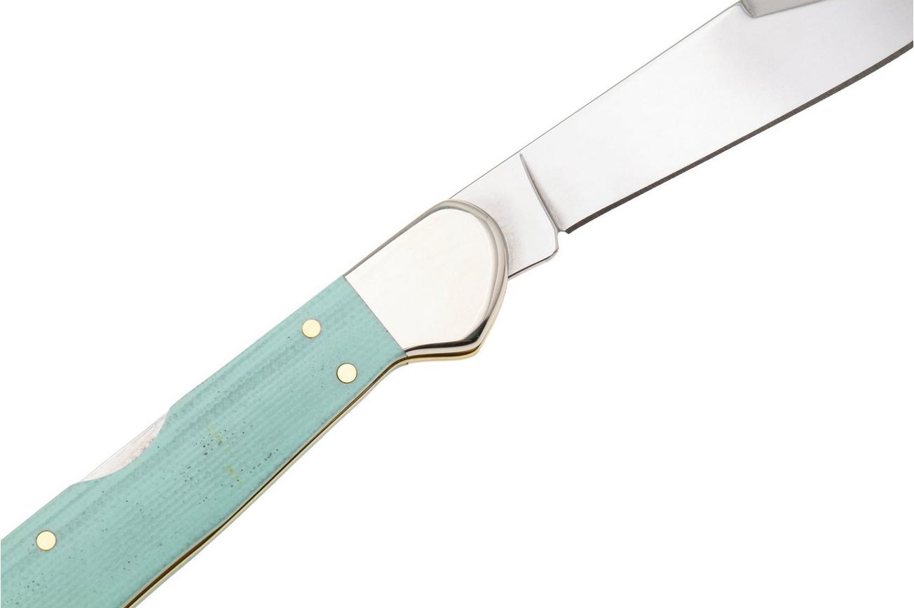 Case Mini CopperLock Smooth Seafoam Green G-10, 18109, 101749L SS zakmes