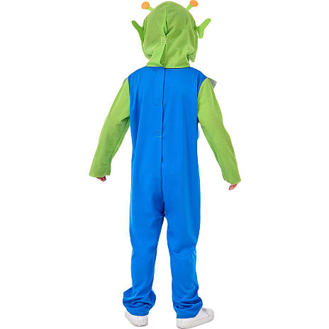 Alien kostume str. 116 cm