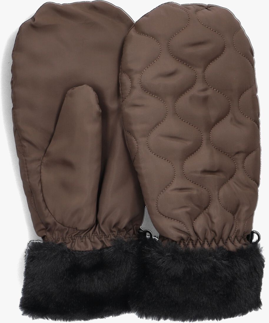 BECKSONDERGAARD bruine becksondergaard handschoenen makara puff mittens