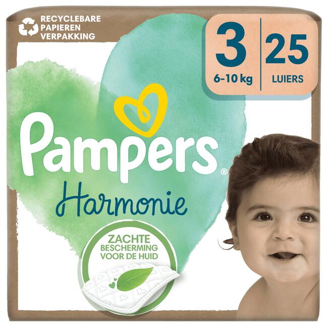 Pampers Harmonie luiers Maat 3 6-10 KG 25 stuks