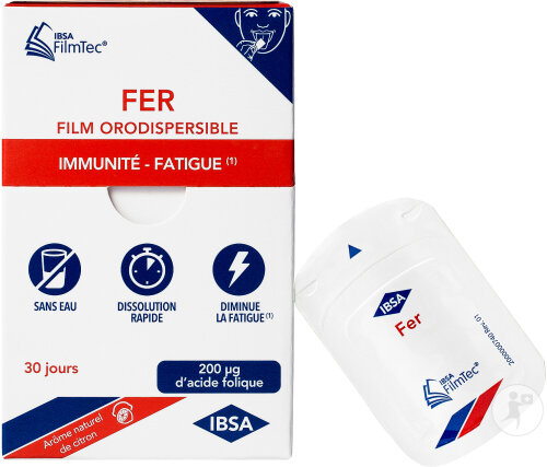 FilmTec Fer 14mg 30 Films Orodispersibles