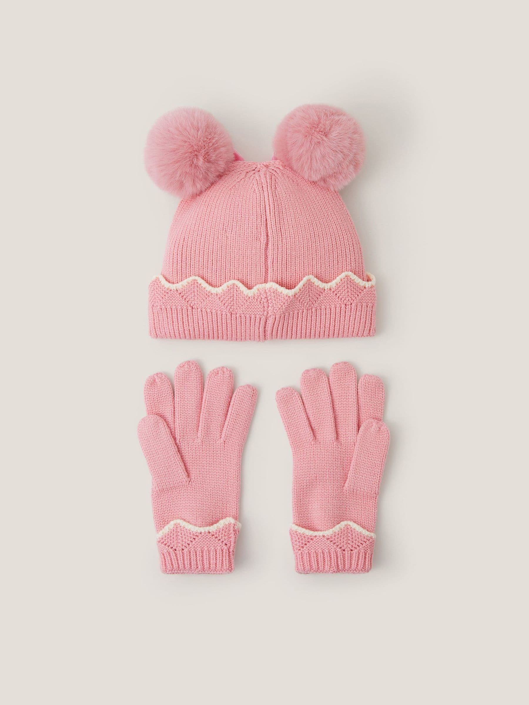 Monsoon Scallop Muts & Wanten Set