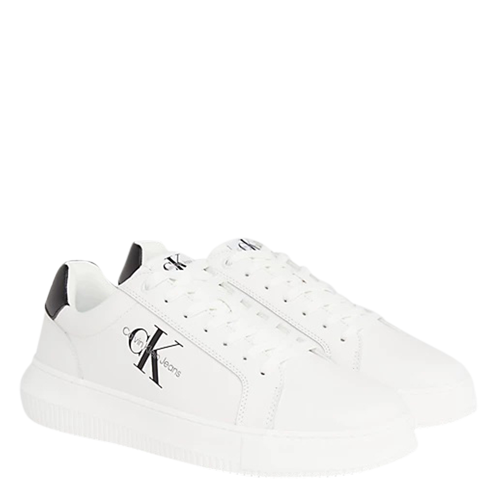 Baskets basses en cuir | Blanc