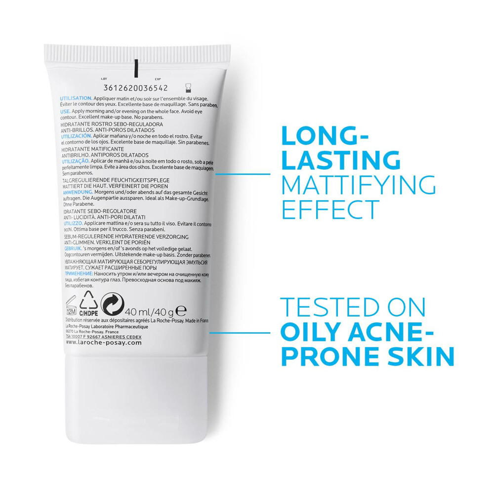 La Roche Posay Effaclar Mat Vochtinbrengende Gezichtscrème40 ml