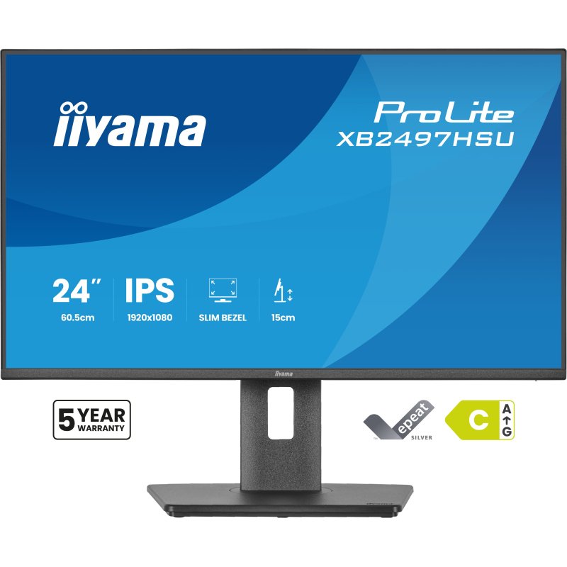 iiyama ProLite XB2497HSU-B1 écran plat de PC 60,5 cm (23.8