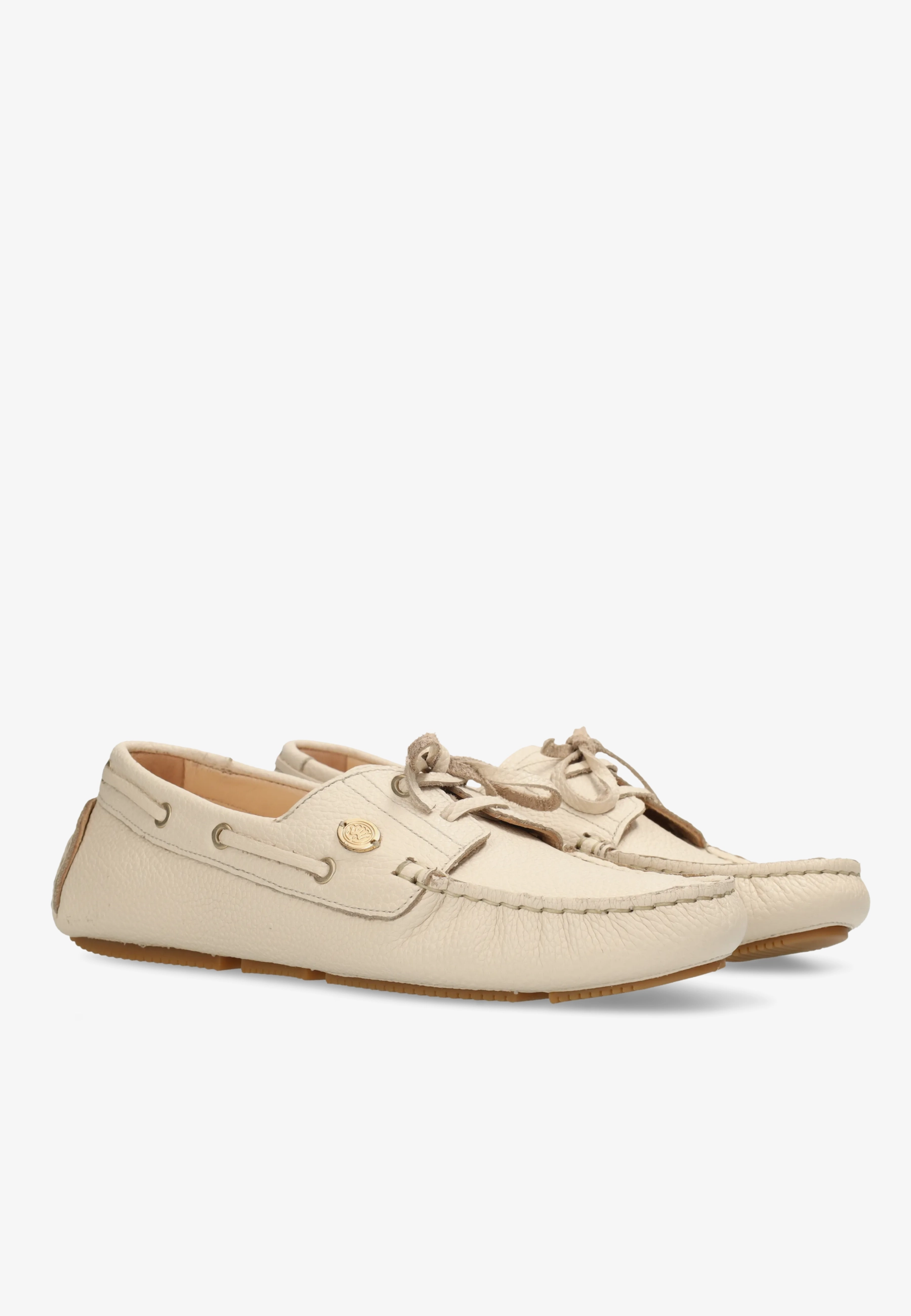 BILLY BOATY MOCASSIN Leather White