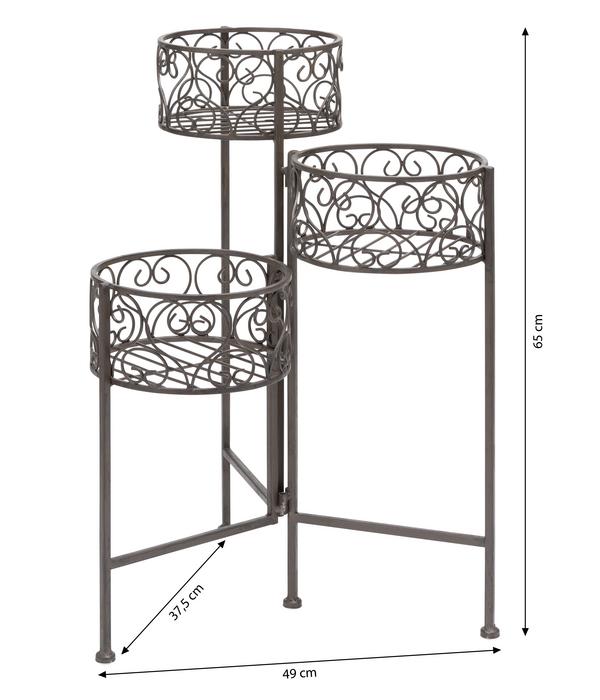 Dehner Blumenhocker Antik, ca. B49/H65/T37,5