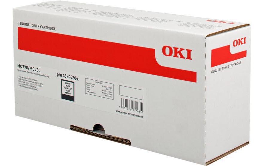 Toner 45396204 Black<br>Toner, schwarz