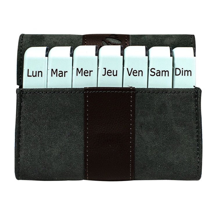 Pilbox Liberty velours gris