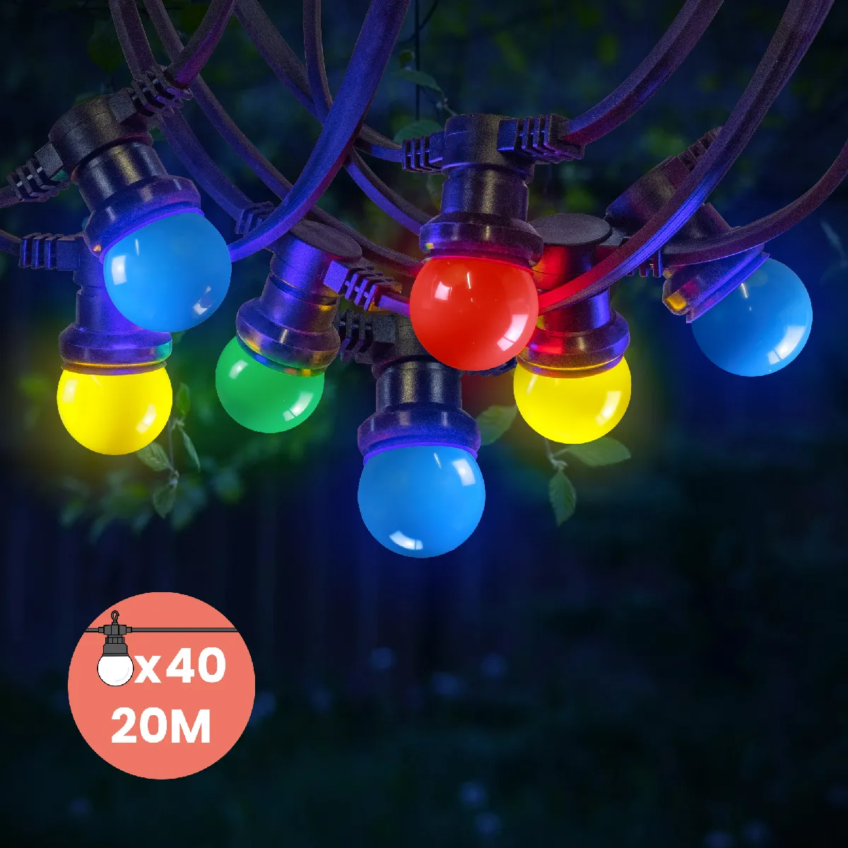 SkyLantern Skylanter Guinguette Multicolores