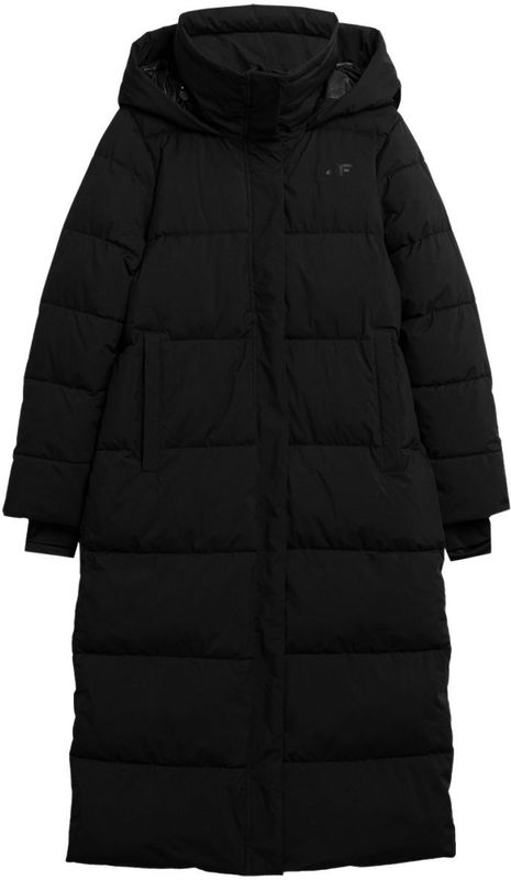 4F Cora, donsjack van vezels, dame, zwart