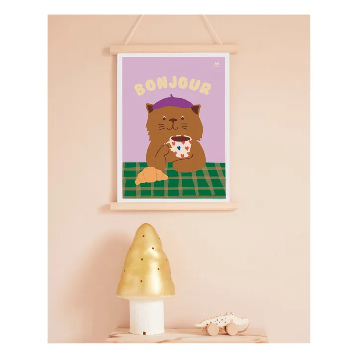 Ma petite vie Affiche Bonjour Chat