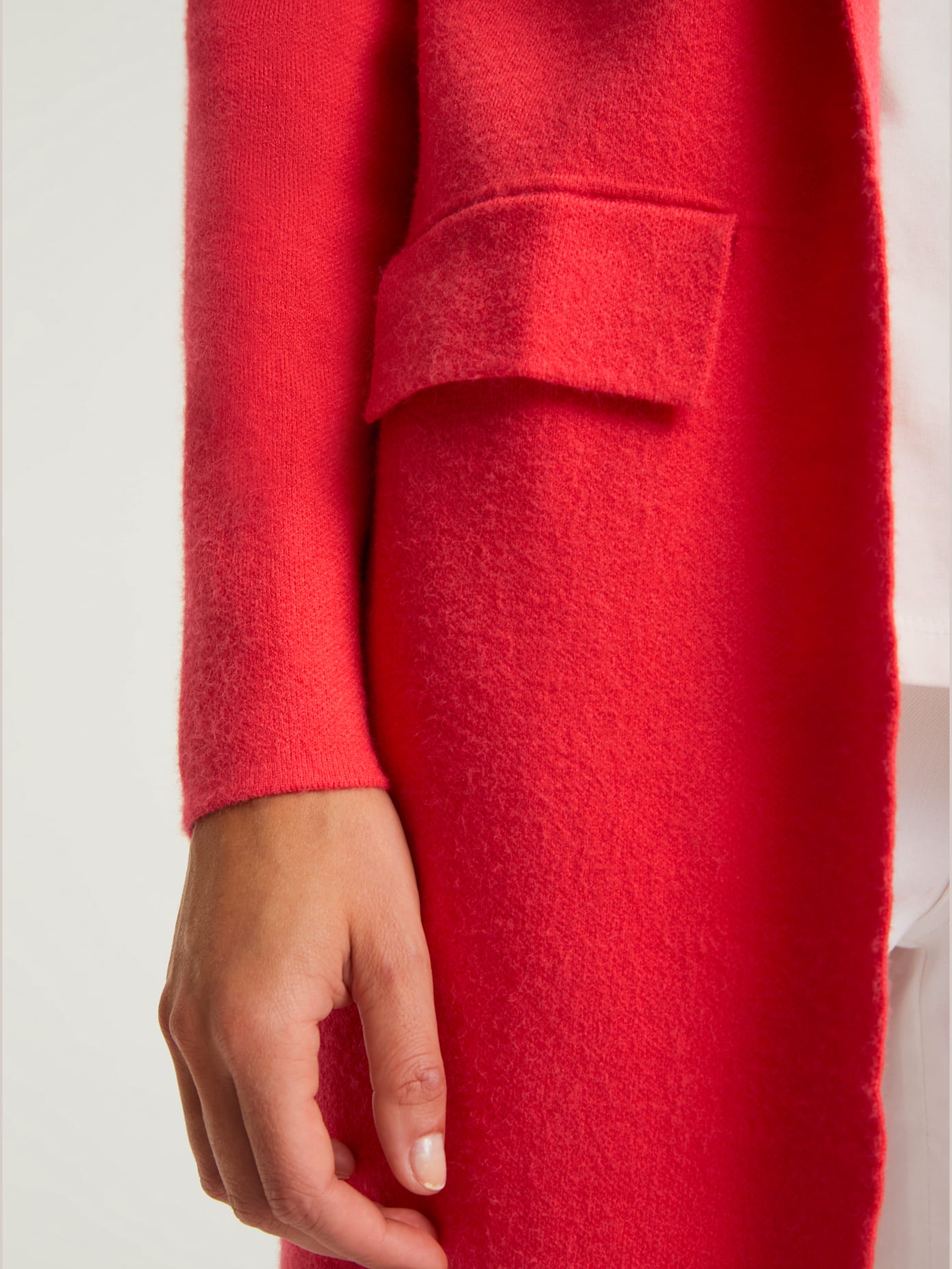 Manteau en tricot look tendance