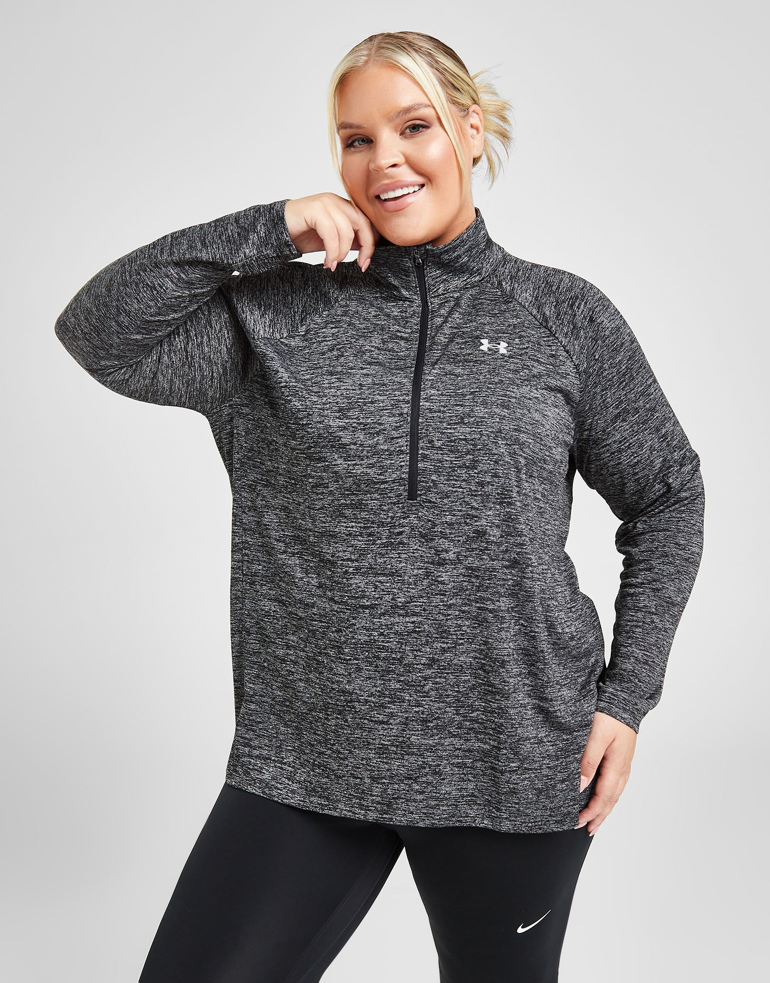 Under Armour Haut Zipé Tech Grande Taille Femme