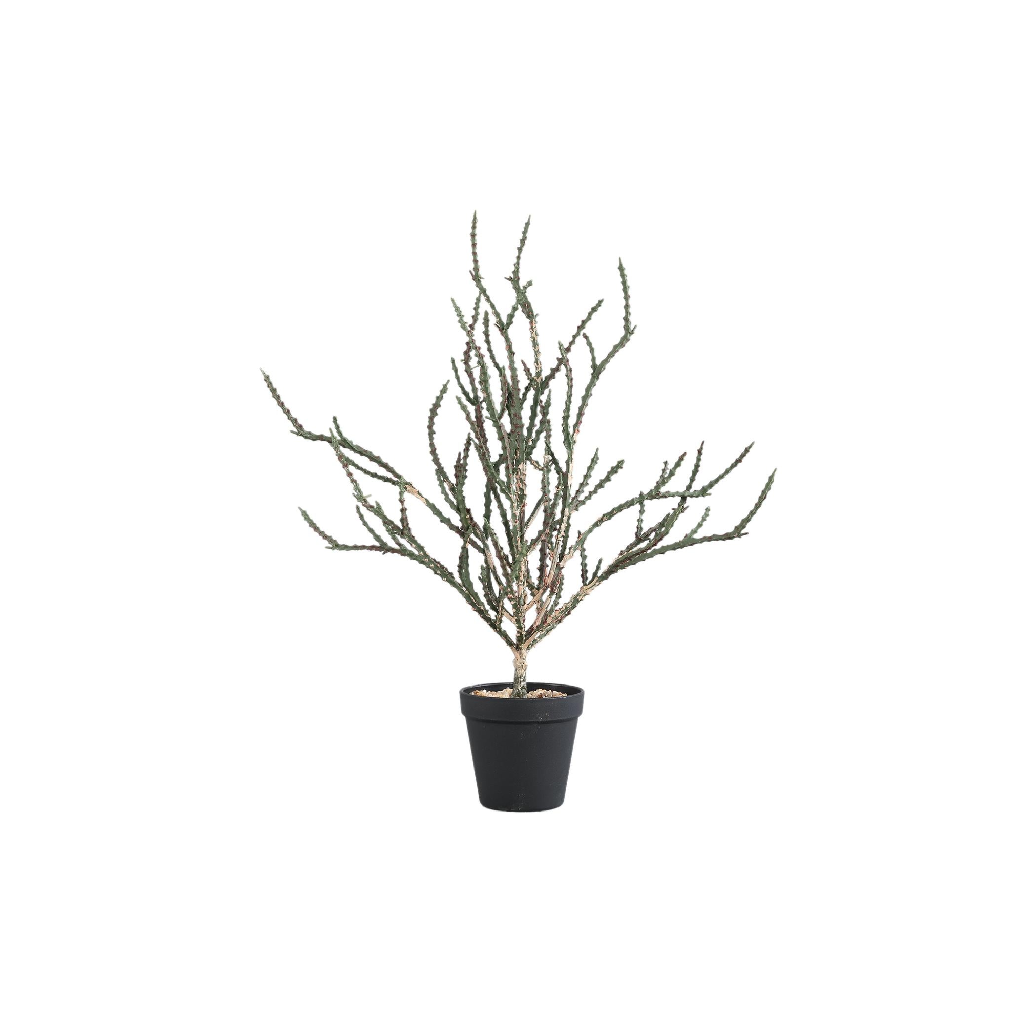 PTMD - Kunstblad Leaves - Groen - 37x46x50cm