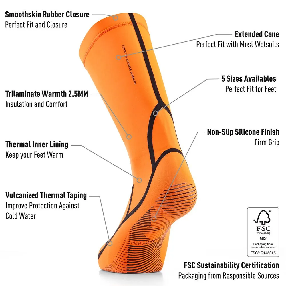 Buddyswim Trilaminate Warmth 2.5 mm Neoprenschuhe