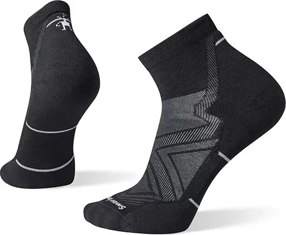 Smartwool Men's Run Targeted Cushion Ankle Socks Black