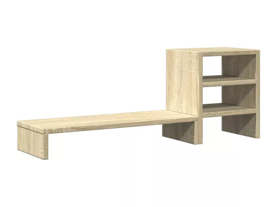 Support de moniteur et organisateur de bureau bois d'ingénierie