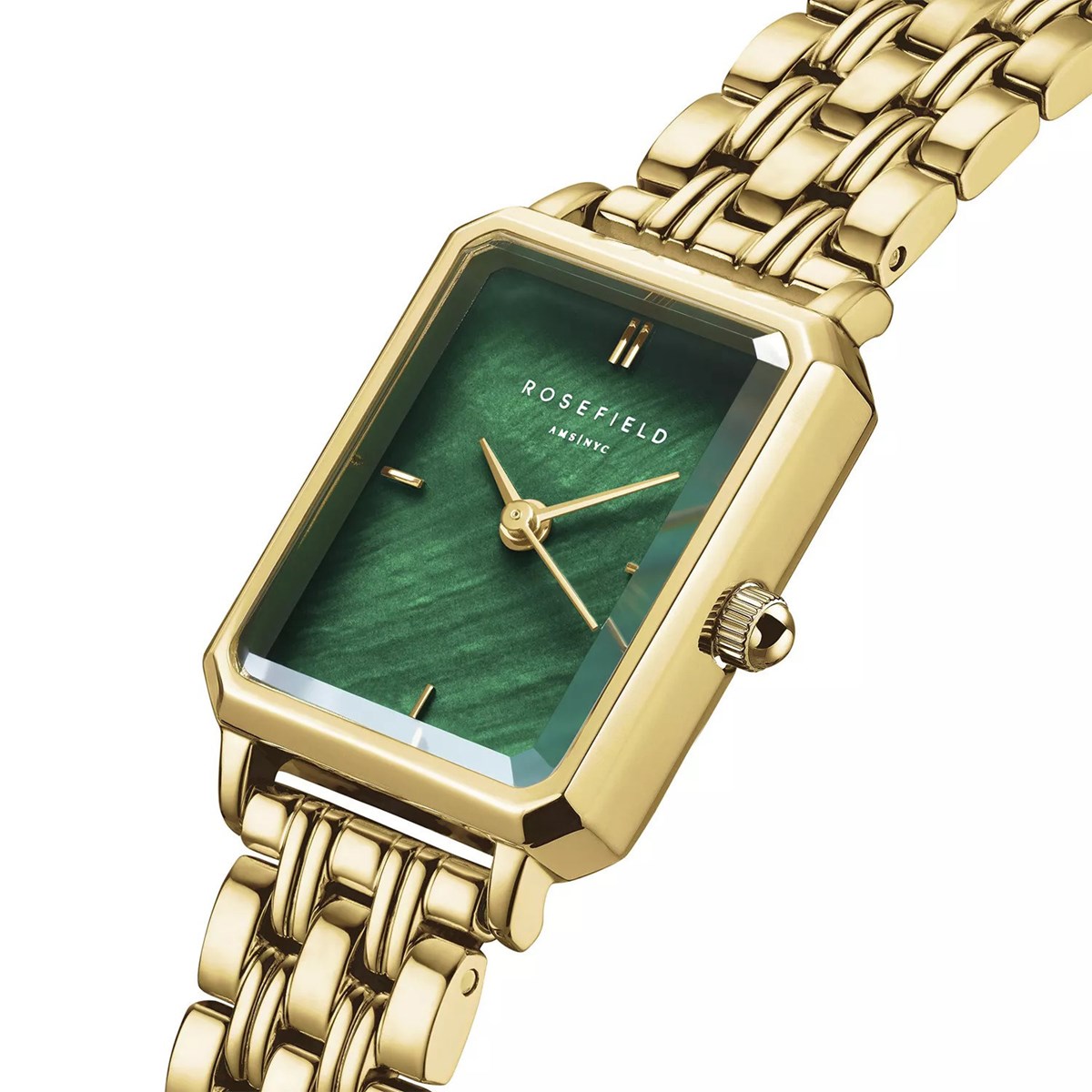 Montre Rosefield Octagon XS émeraude