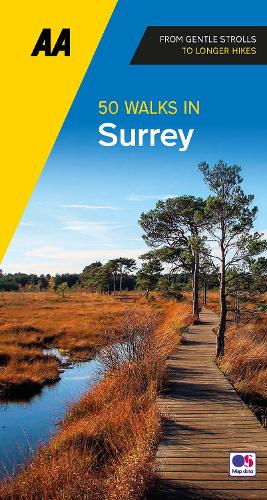50 Walks in Surrey - AA 50 Walks (Paperback)
